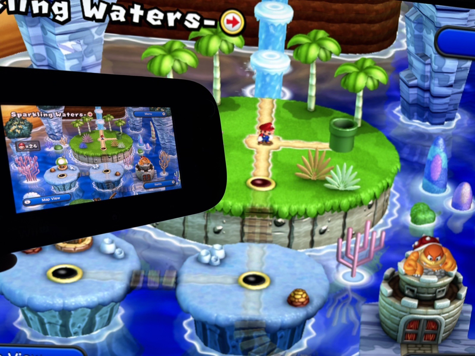 Nintendo Wii U 32GB Deluxe Console , Mario Kart 8 and Super Mario Bros. u TESTED