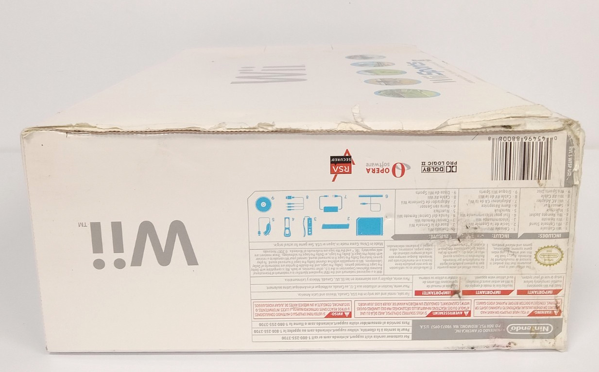 Nintendo Wii RVL-001 Home Console (White) – BRAND NEW / SEALED, NEVER USED!