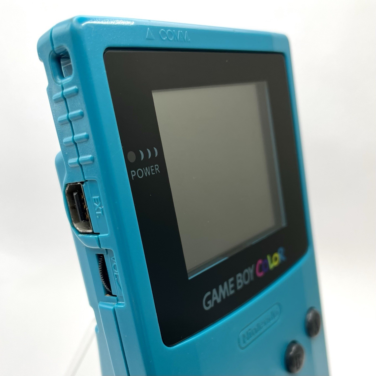 Nintendo Game Boy Color Blue Turquoise Tested New Speaker and Lens CGB-001 Japan