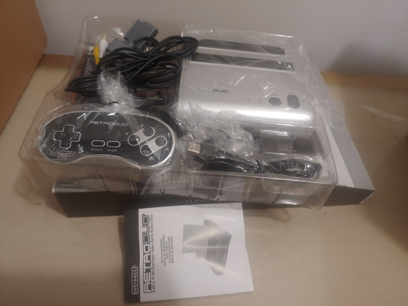 Retro-Bit Retro Duo Silver Home Console