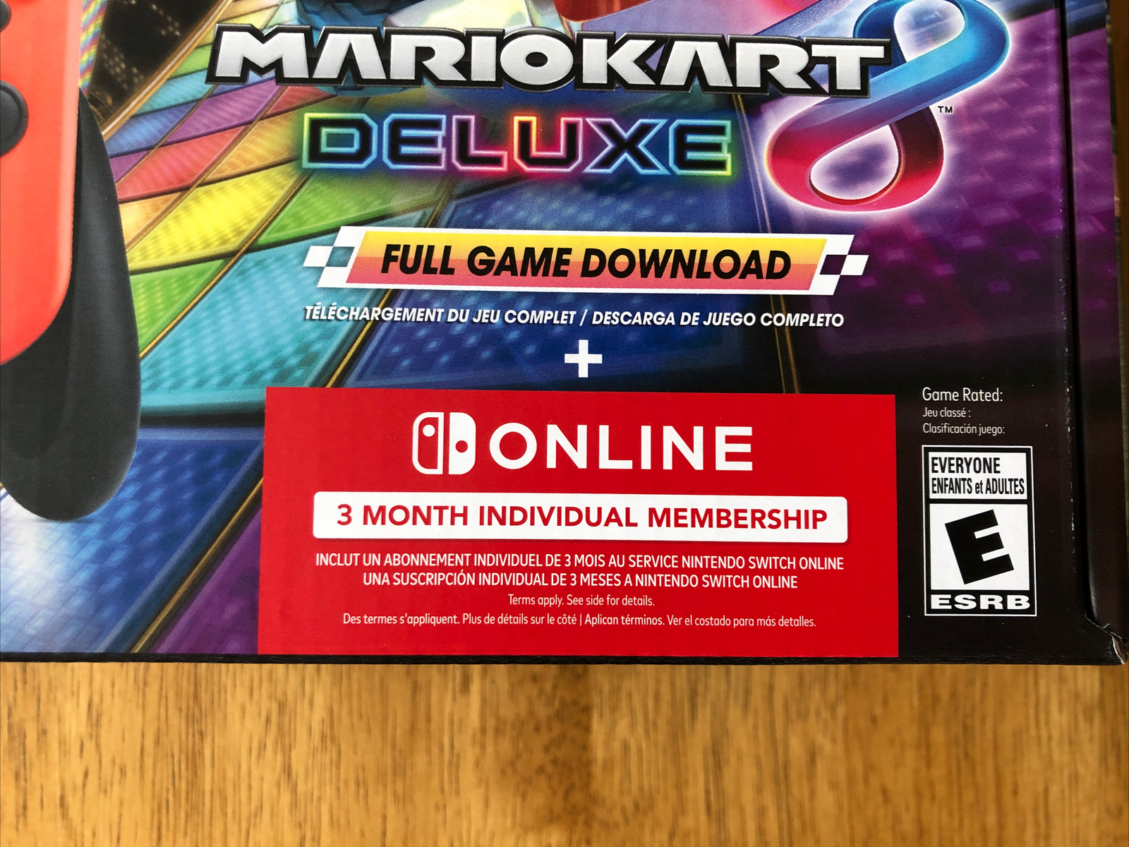 Nintendo Switch Mario Kart 8 Deluxe Bundle Red/Blue 32gb + 3 Months – ship now