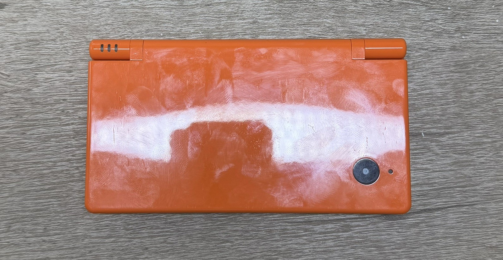 Nintendo DSi Orange Console Clean Tested Working Charger, Stylus, 4GB, Protector