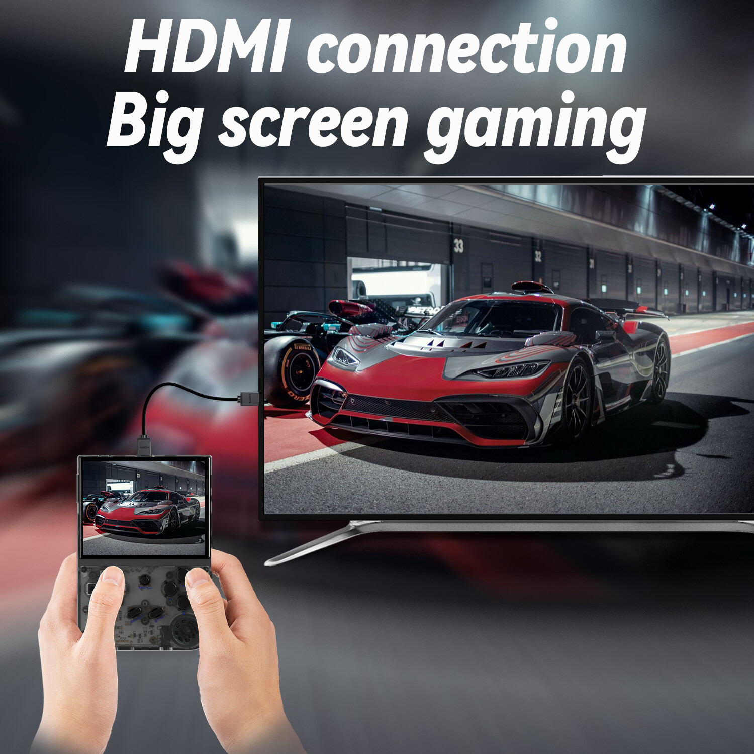 ANBERNIC 2024 RG35XX Handheld Game Player 4500+ Games 2600mAh Battery H700 Gift