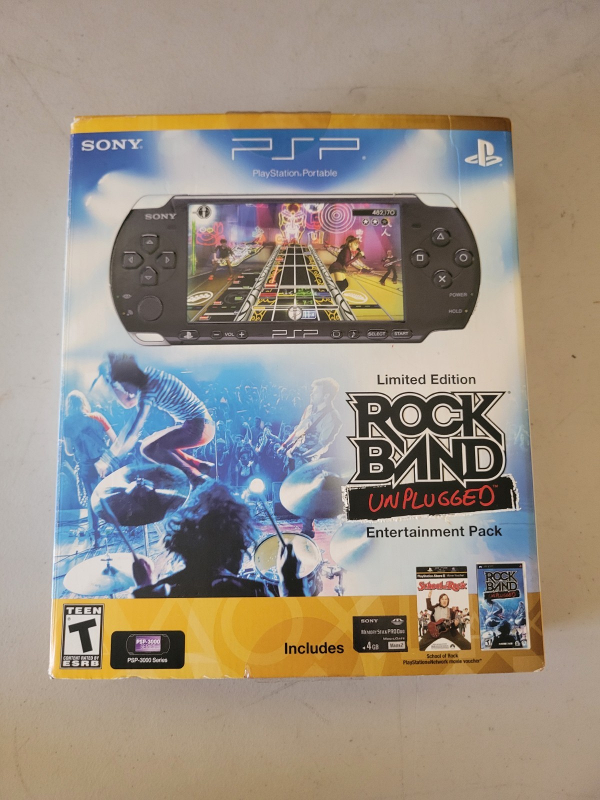 Sony PlayStation PSP Limited Edition Rock Band Entertainment Pack READ DESCRIP.