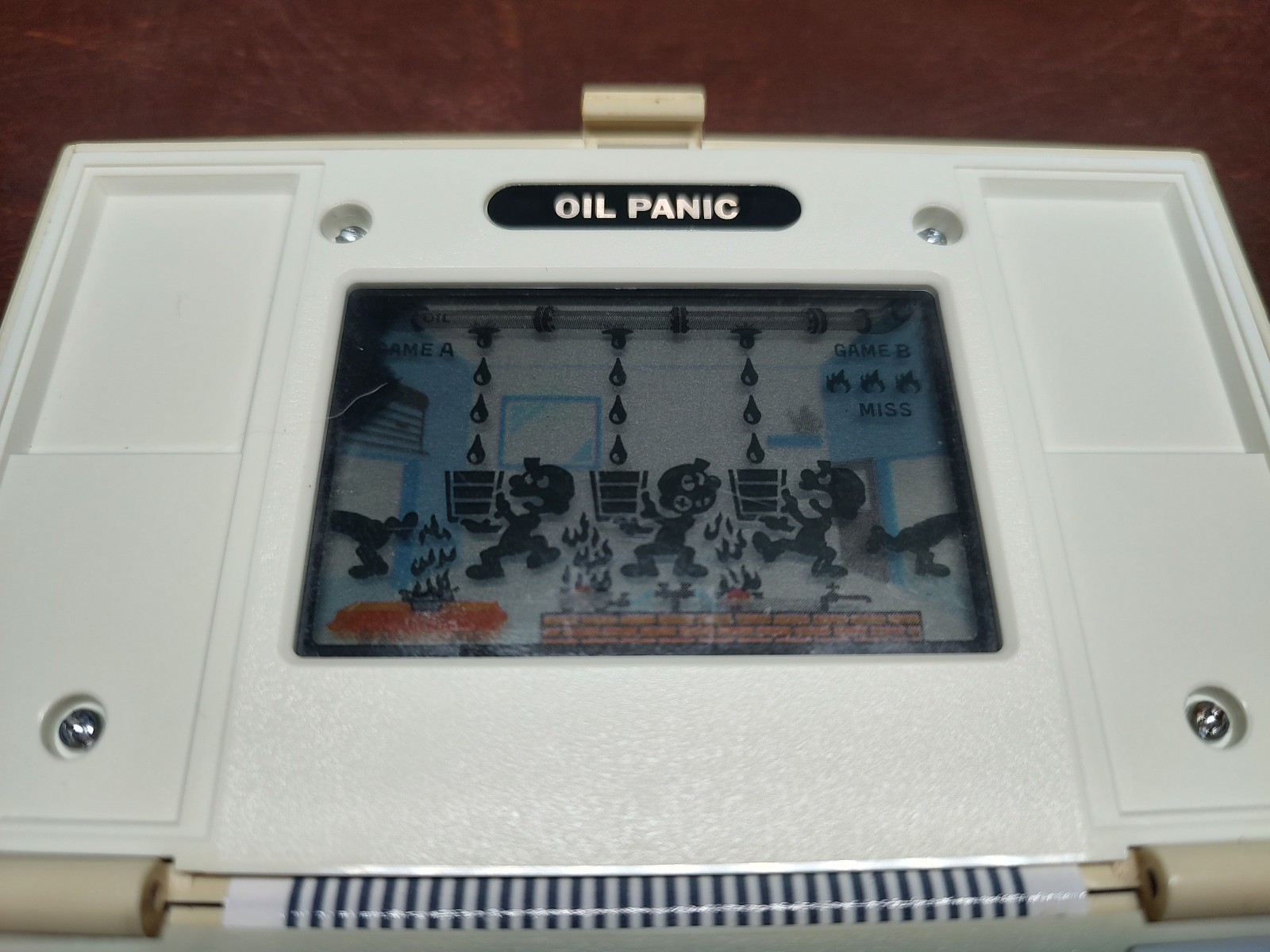 NINTENDO Oil Panic Game & Watch OEM works working OP-51 1982 Game & Watch