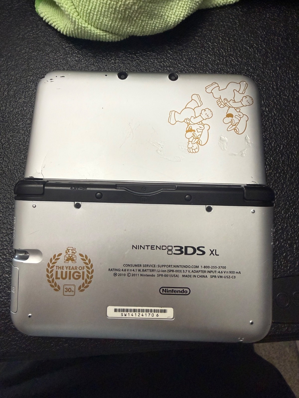Nintendo 3DS XL Mario & Luigi Dream Team Handheld System – Silver