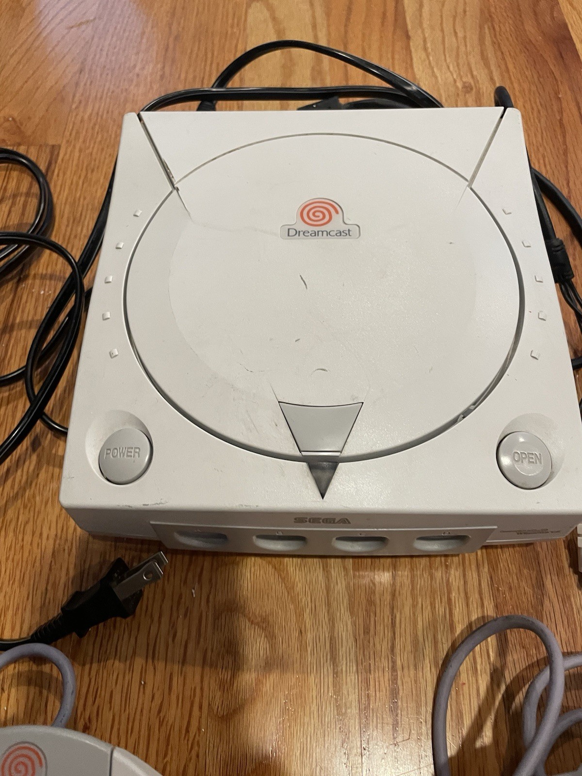 SEGA Dreamcast White Console NTSC-U/C Windows CE w/ 2 Controllers & Cables VMU