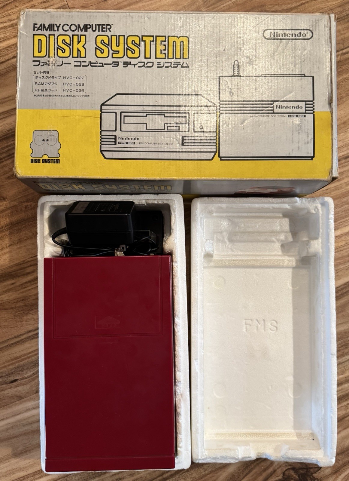 Nintendo Famicom Disk System HVC-022 In RARE Box NEW BELT AC Adapter US Seller
