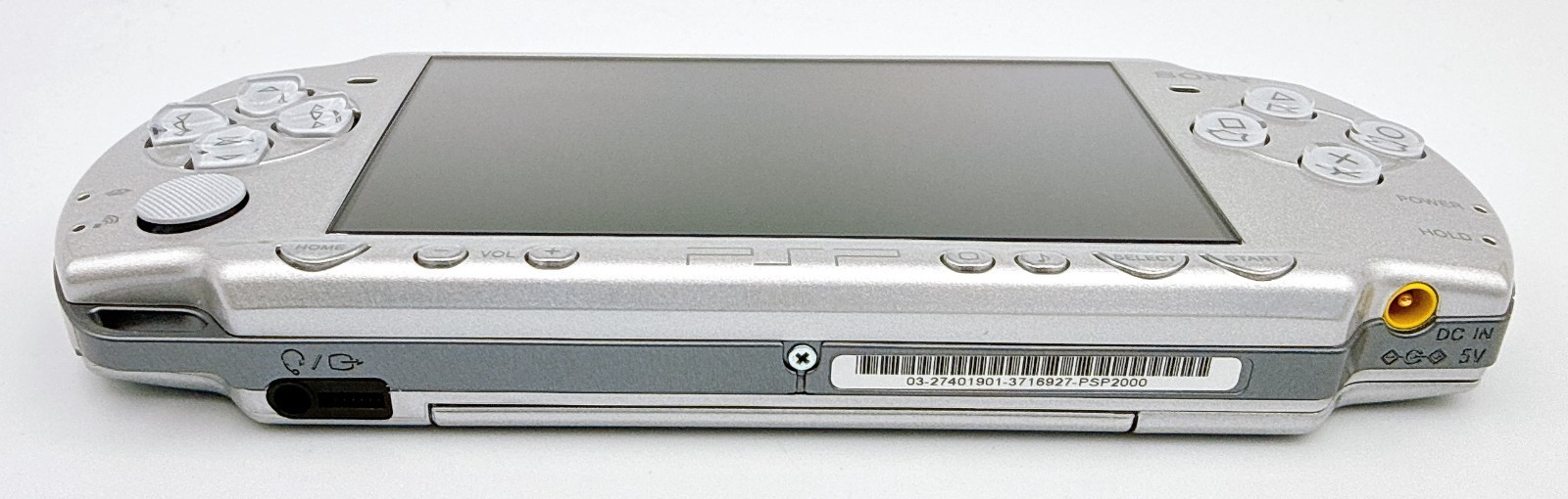 Sony PSP-2000 PSP 2000 Console Silver Region free w/adapter, battery – Very Good