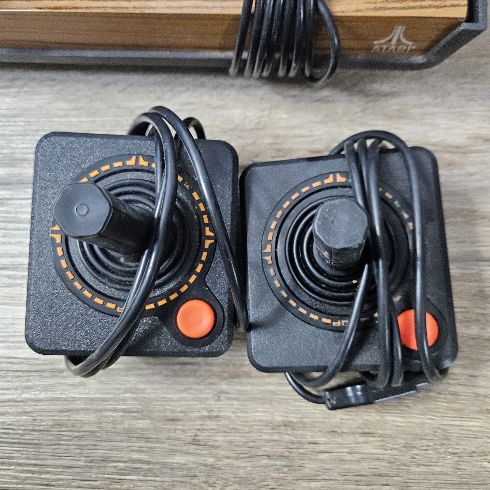Atari 2600 Light Sixer 6-Switch Console W/ Power AC Adapter & Controllers TESTED