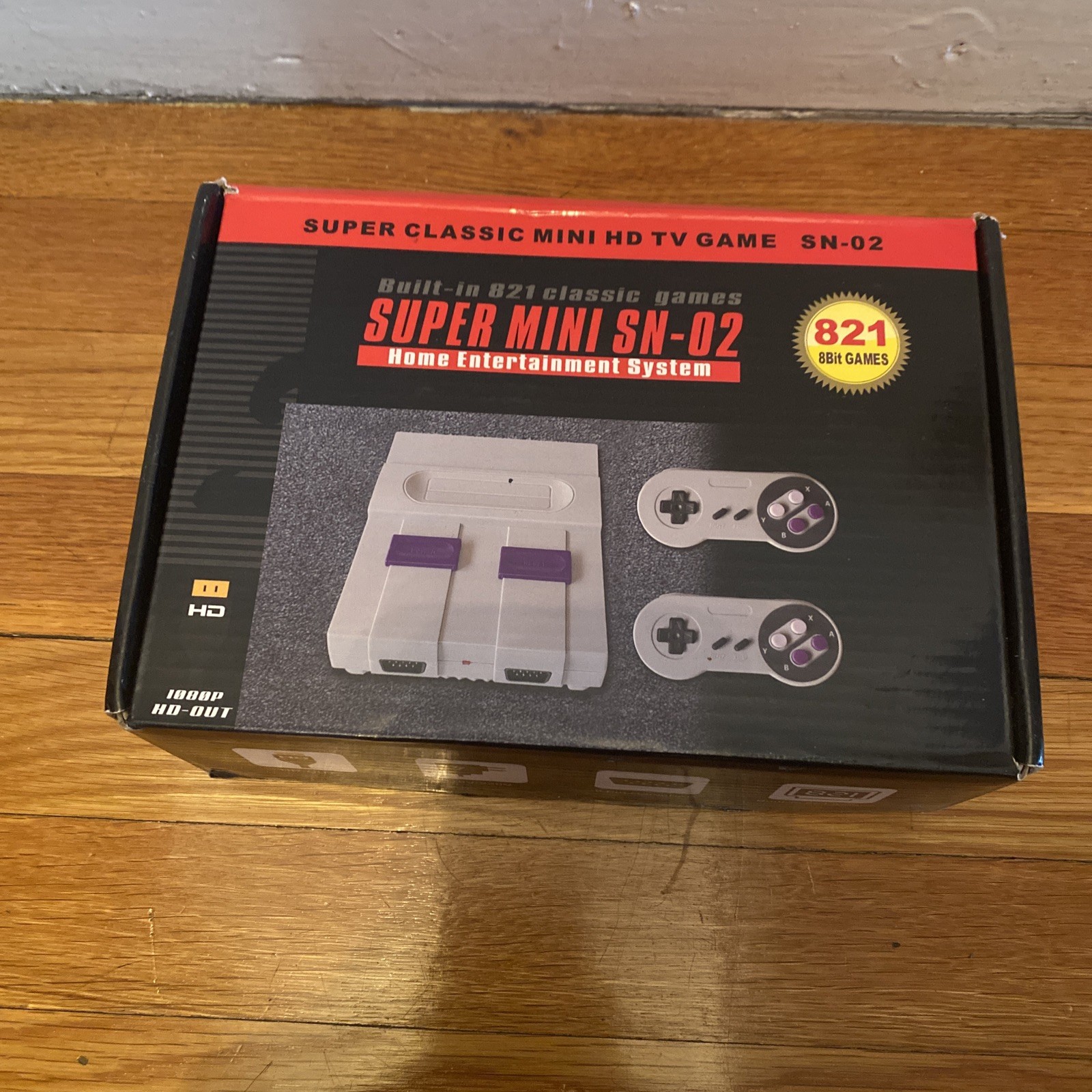 Super Mini SNES SN-02 retro NES hdmi TV game console !!!!! Empty Box Only !!!!!*