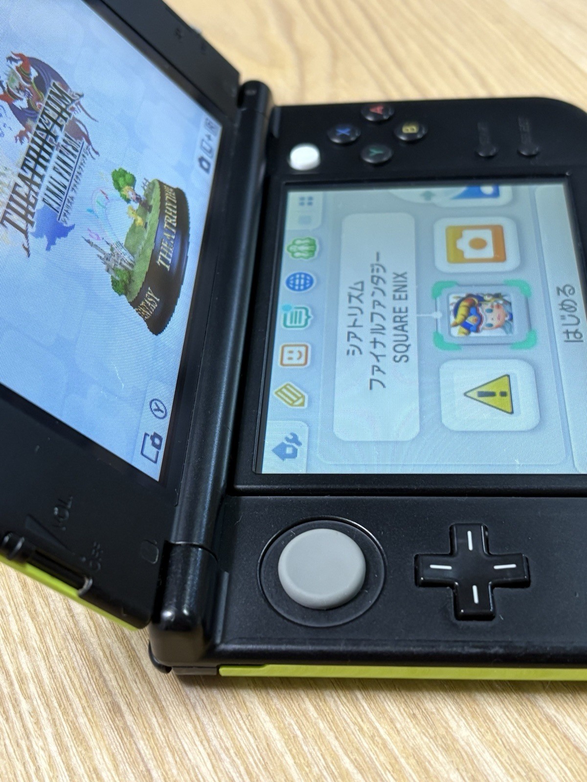 Dual IPS New Nintendo 3DS LL Lime Green Black Console Tested Working