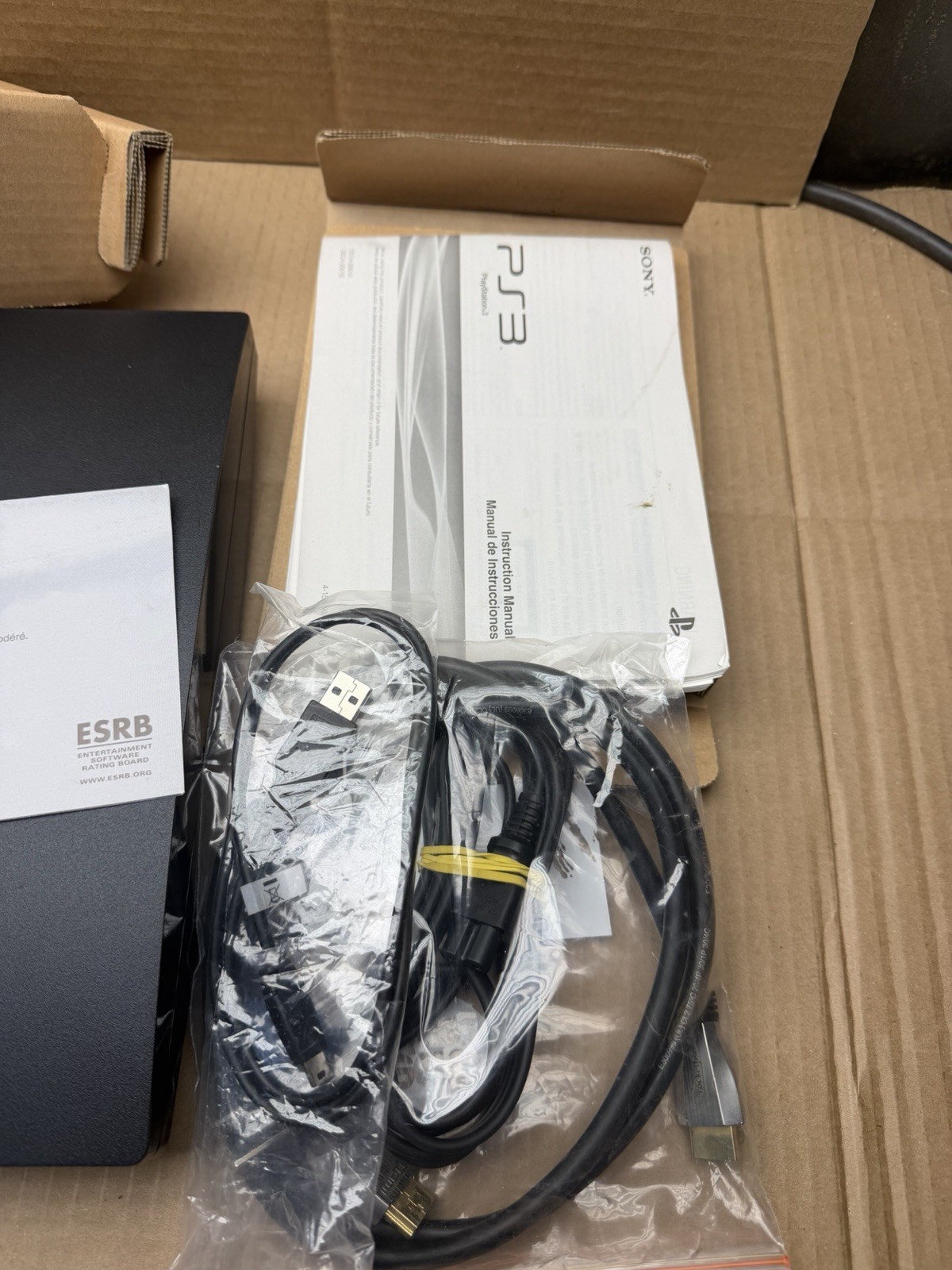 Sony PS3 Slim 250GB Console CECH-2001B In Box, & 13 Games
