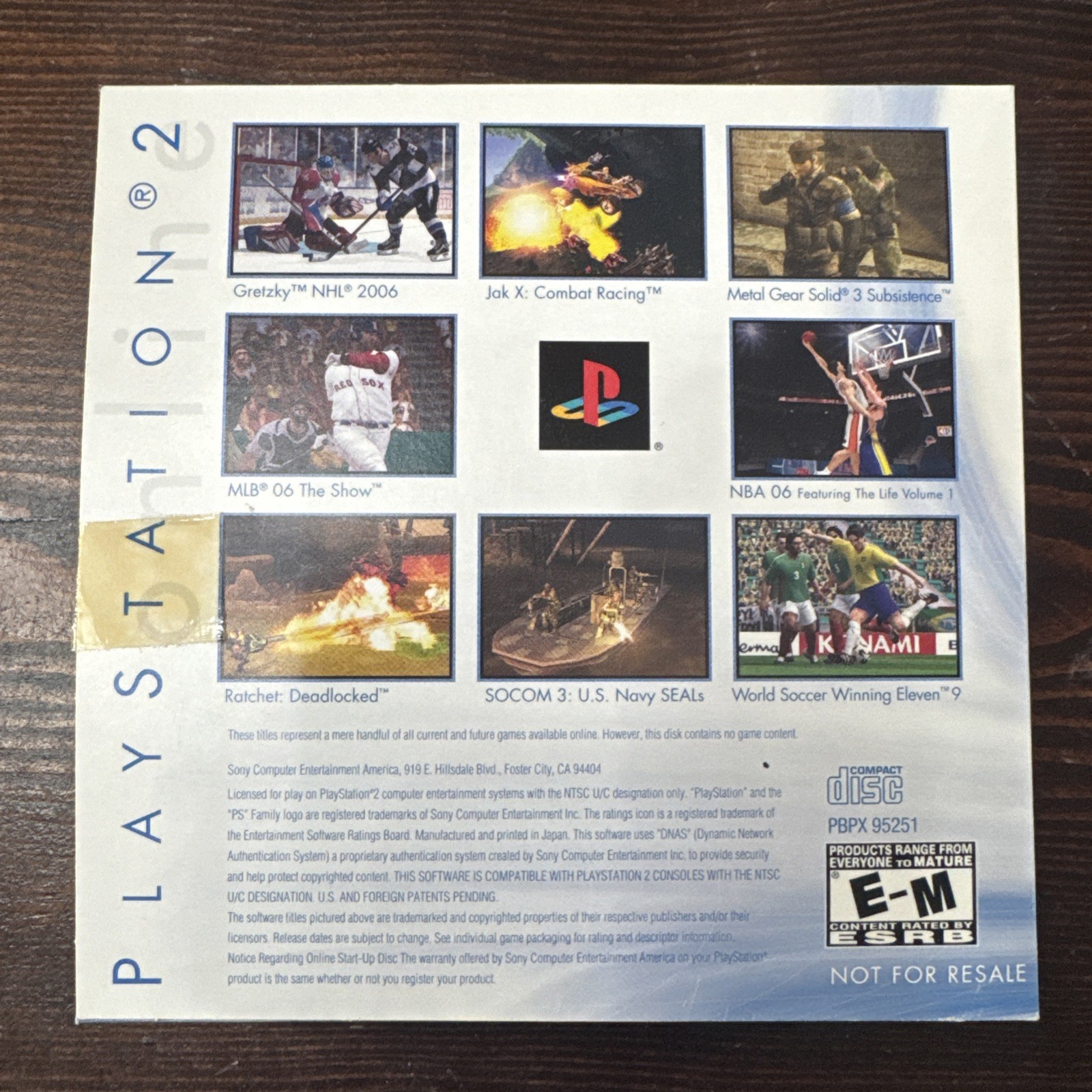 PlayStation 2 Bundle Instruction Manual, Online Start-up Disk 4.0 and 8MB Memory