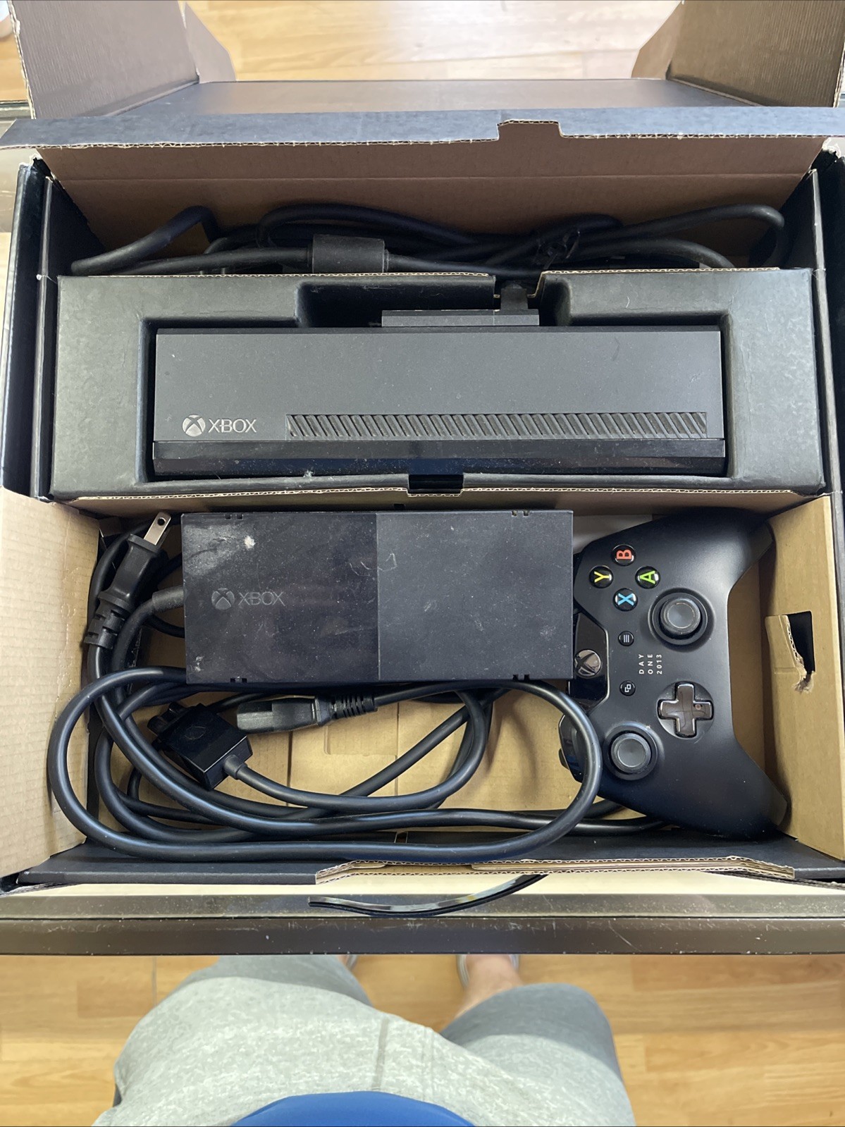 Microsoft Xbox One Day One Edition 500GB Black Console, Open Box