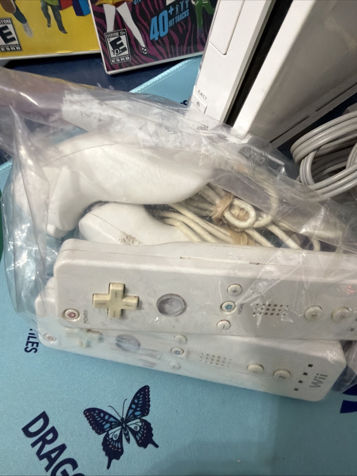 Nintendo Wii Video Game Console Controllers RVL-001 Games Cables Complete Works