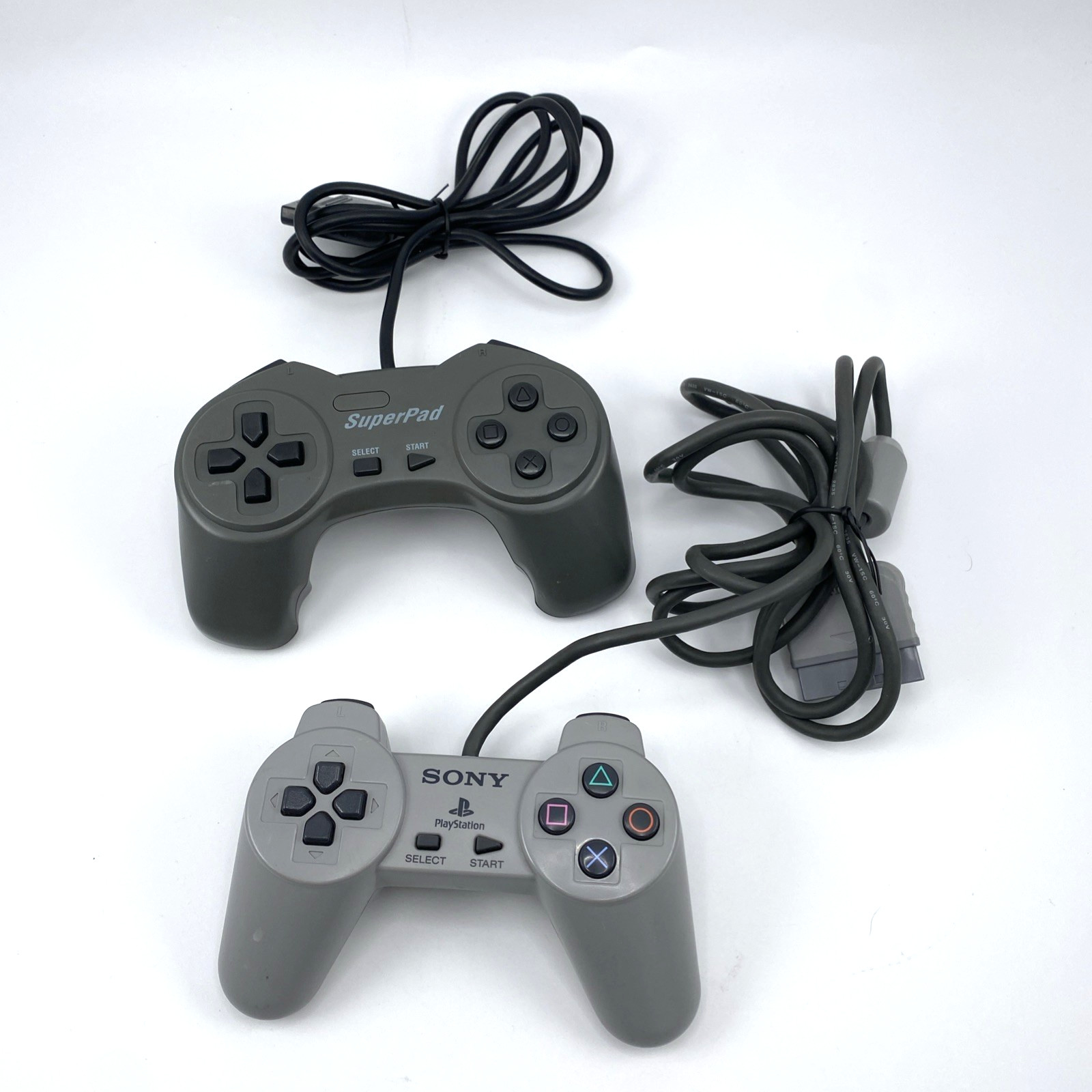 Sony PlayStation SCPH-5501 Game Console w/ 2 Controllers, 1 Game & Memory Card