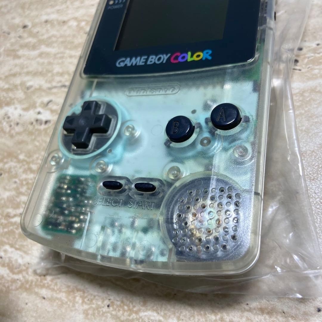 Nintendo Game Boy Color Clear Complete in Box Near Mint Tested 7239