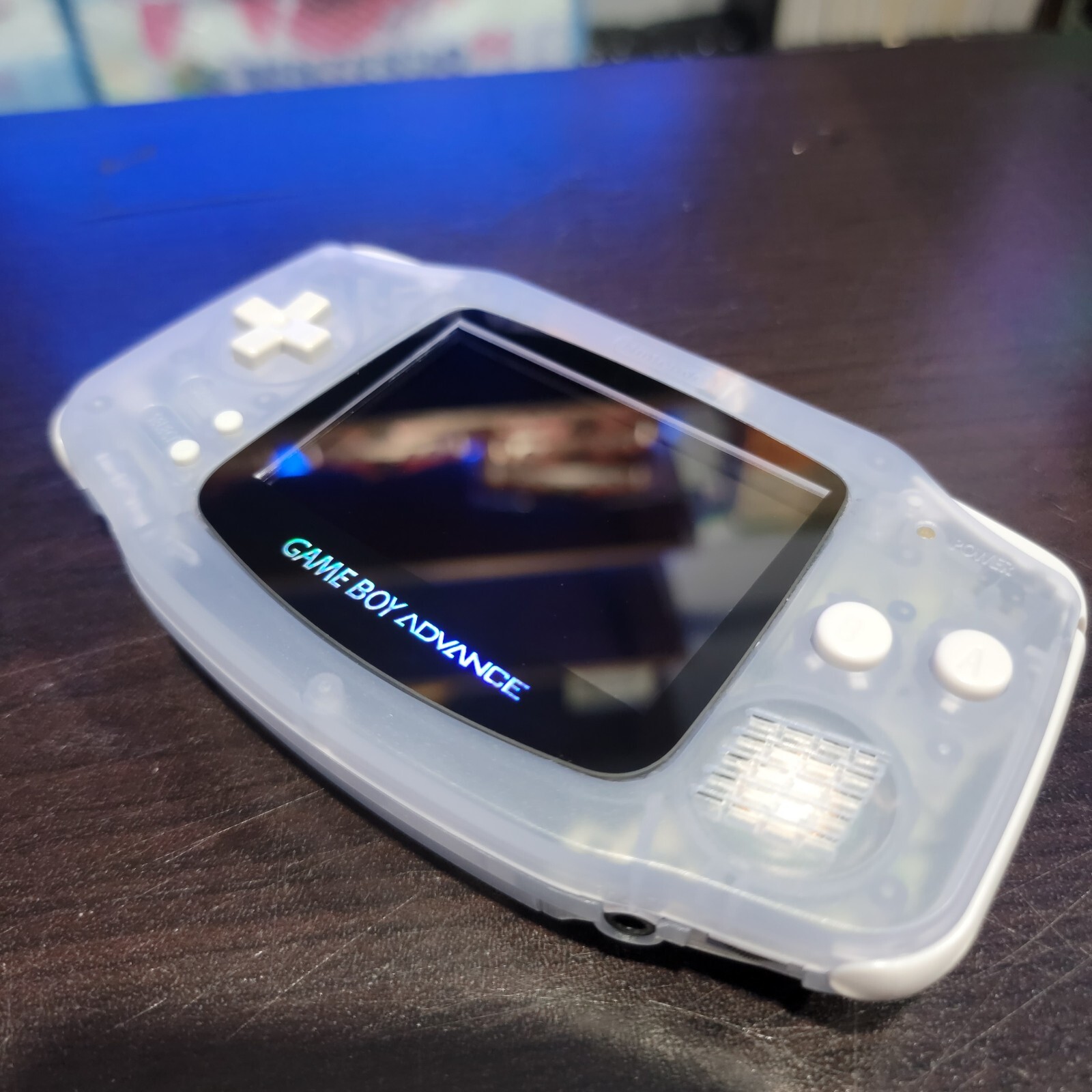 Glacial GameBoy Advance GBA Console with iPS Backlight Backlit LCD MOD