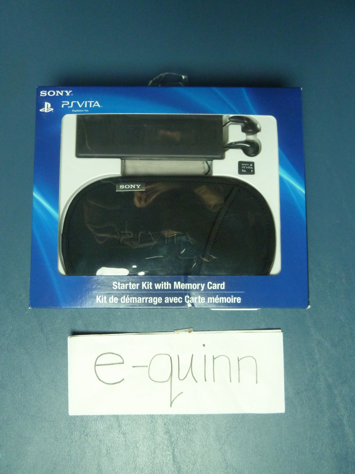 PSVITA Starter Kit With 4GB Memory Card Pouch Game Case Earbuds Cloth Protective