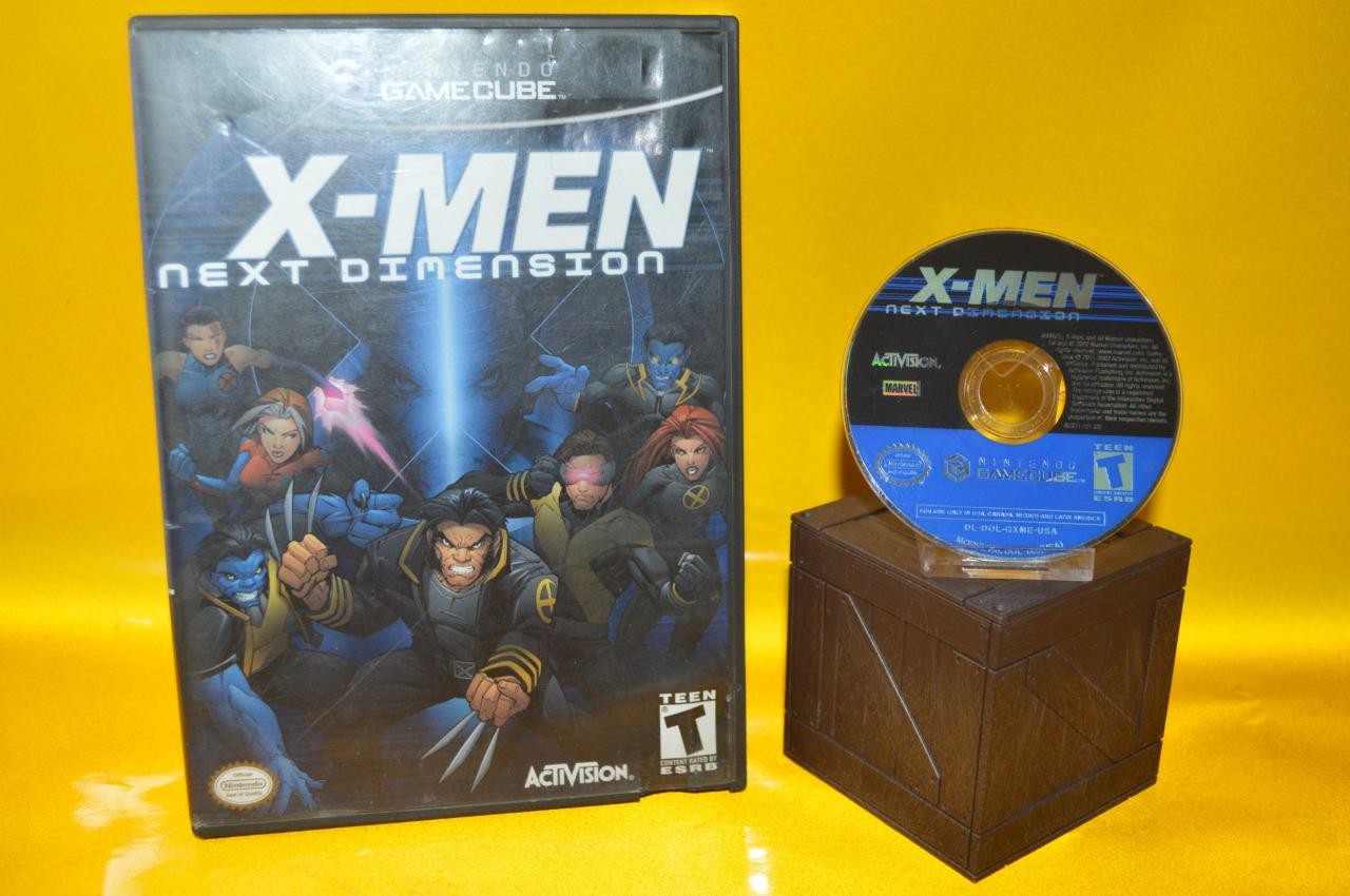 X-Men: Next Dimension 2002 ( Nintendo GameCube ) Disk, Case & Tested !