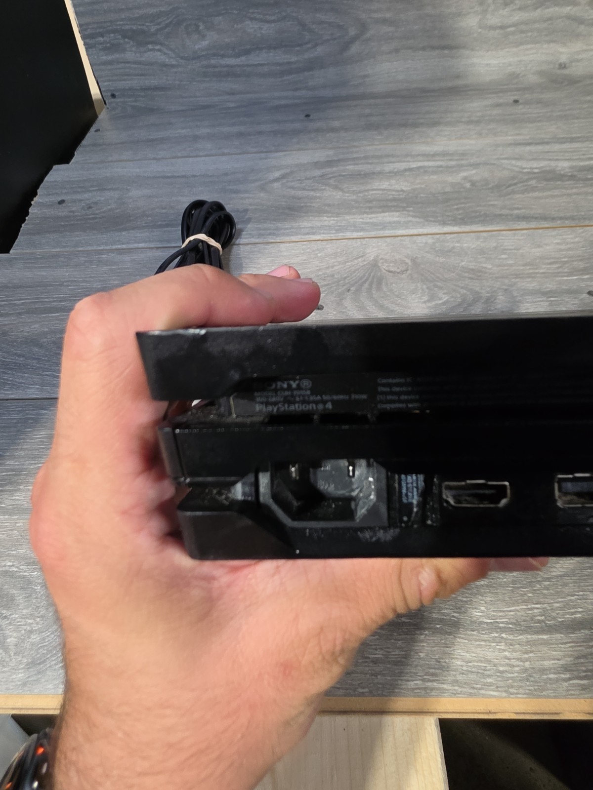 Sony PlayStation 4 Pro 1TB Black PS4 Console & Cables – CUH-7015B – Tested