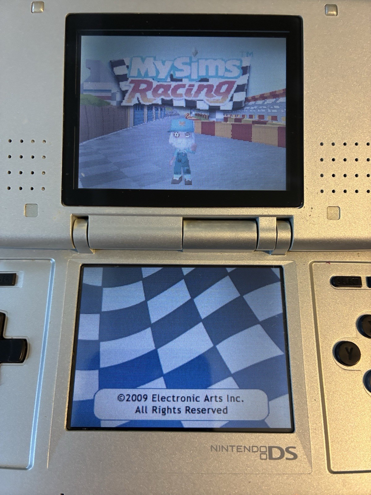 Nintendo Ds Silver NTR-001 Bundle Console Charger Stylus Games Tested 2004