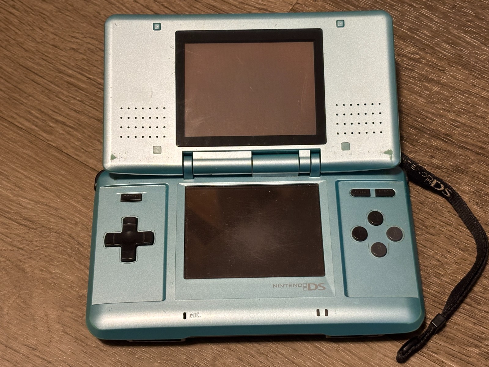 Nintendo DS Original Teal Handheld Console System w/Stylus Authentic *Read*