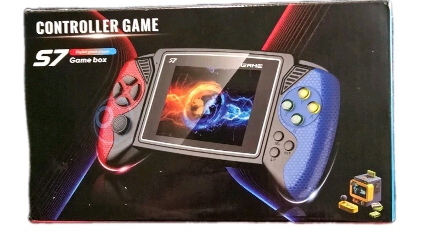 Controller Game S7 Game Box 5.7 inch Display Screen with TV Connect Black White