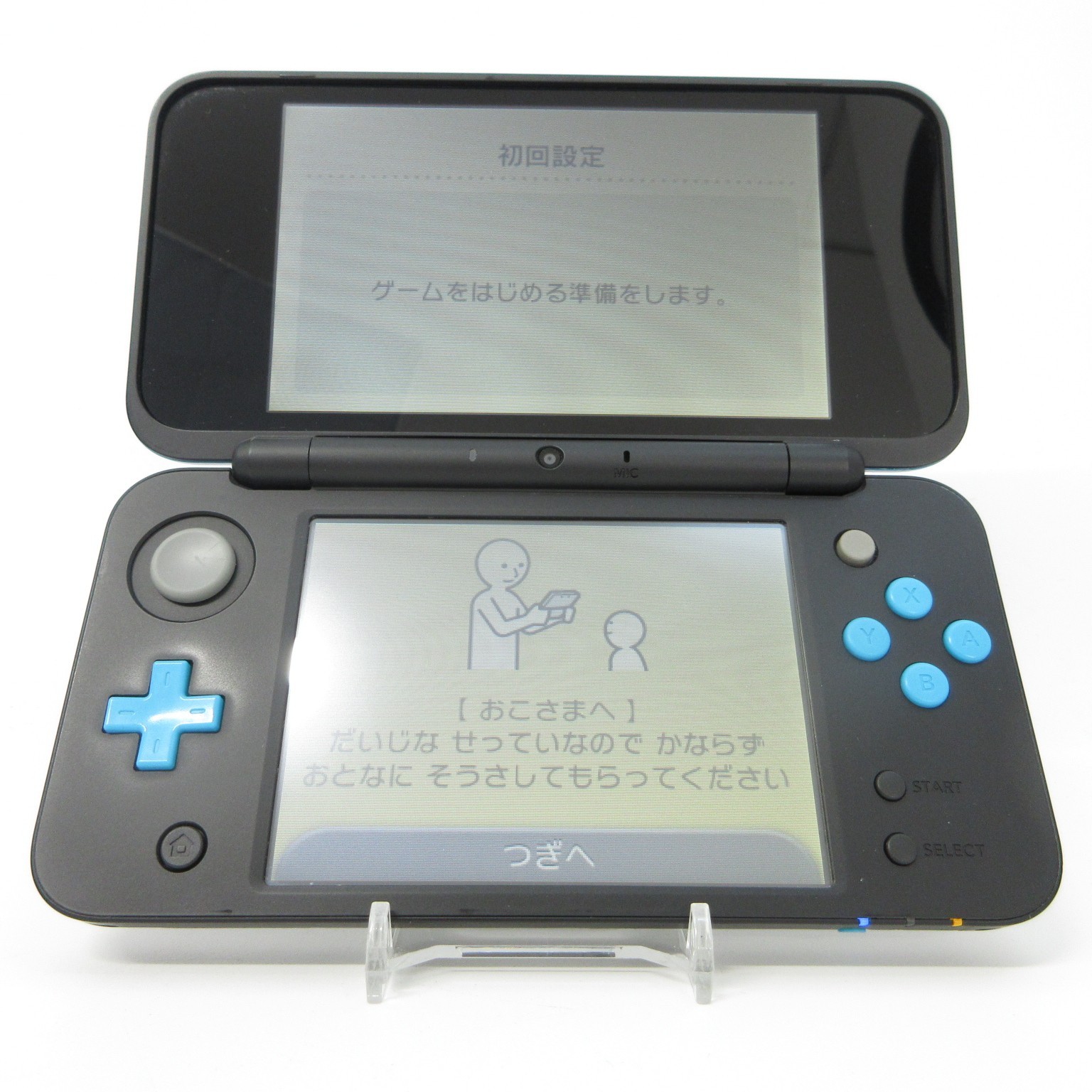 【Near Mint】Nintendo New 2DS LL XL Black x Turquoise Console ONLY Japanese Ver.