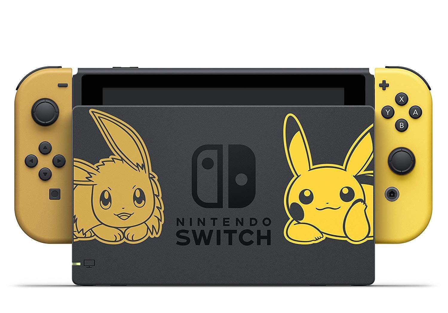 Nintendo Switch Console – Pokemon Let’s Go, Pikachu! + Poke Ball Plus Bundle Edi