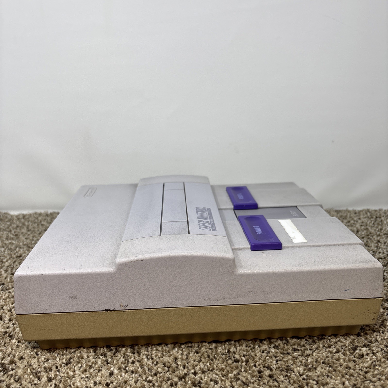 Super Nintendo SNES Console Bundle With Controller Cables Tested