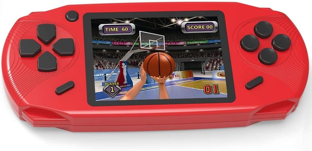 Ergonomic Handheld Video Game Player with 220 Educational Games for Kids
