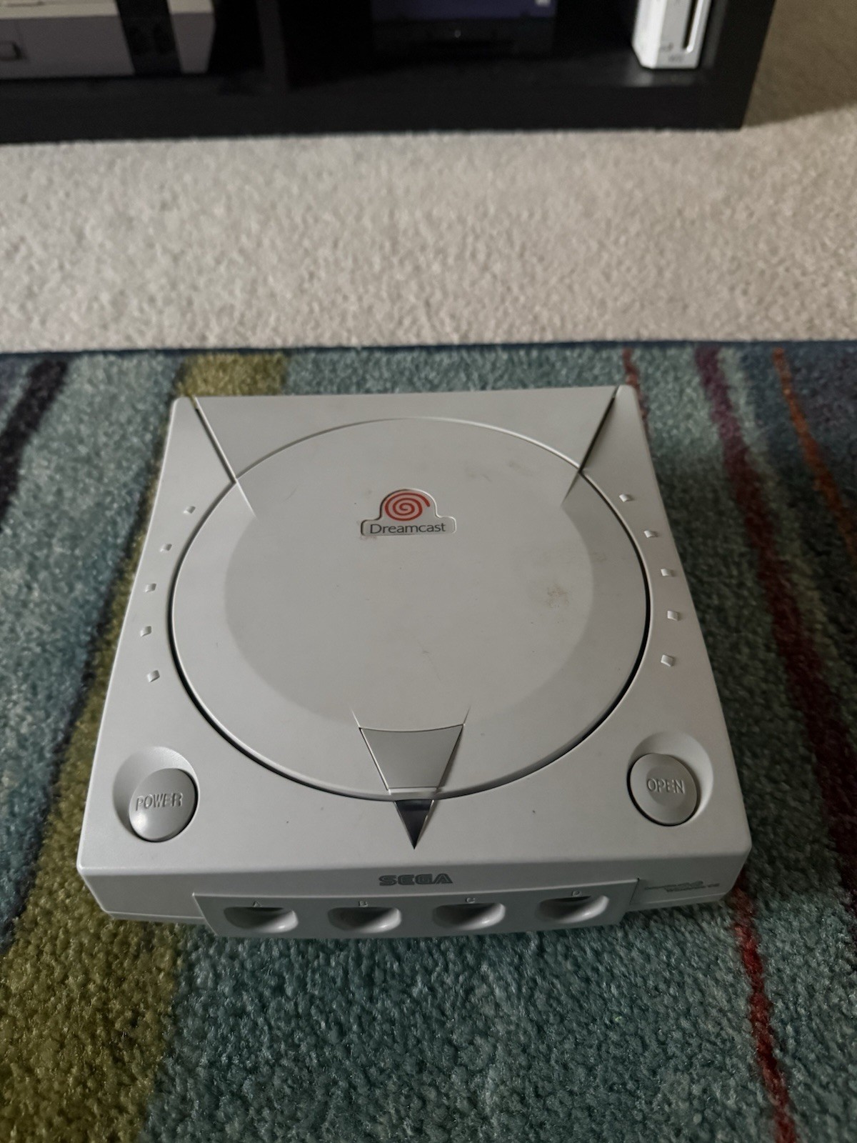 SEGA Dreamcast Partially Tested (READ DESC) w/ Power & AV Cables