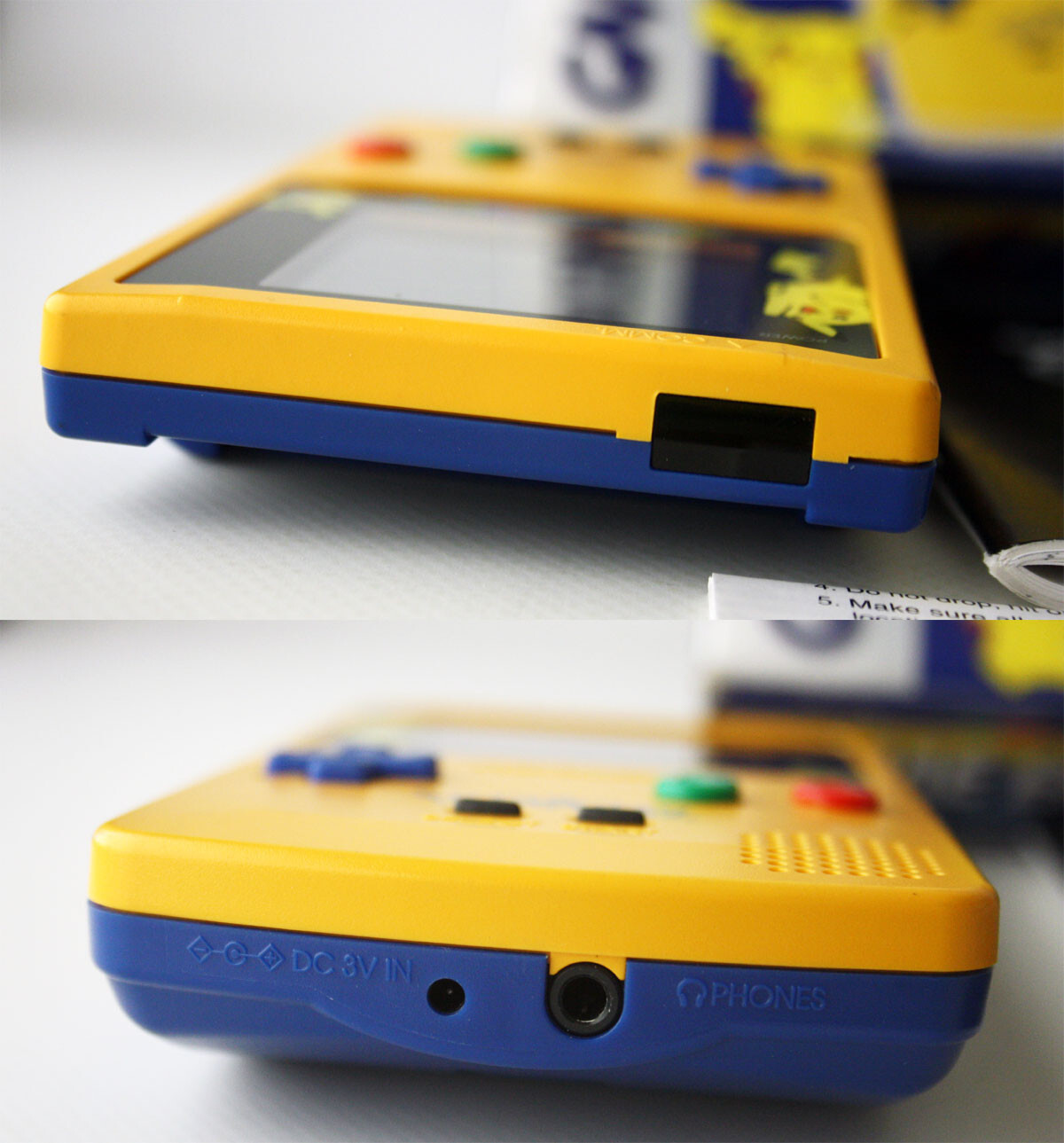 2001 NINTENDO GAME BOY COLOR POKEMON SPECIAL EDITION CONSOLE OLD STORE FIND !