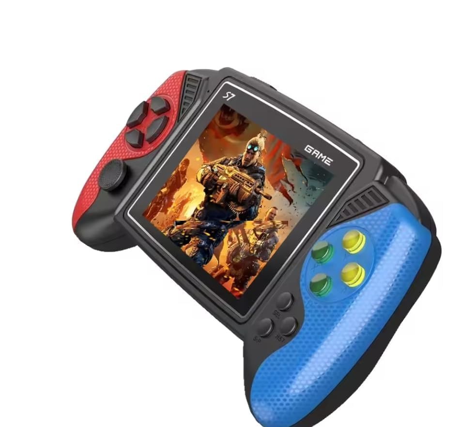 S7 Handheld Game Console 620 Built-in Games 2 Player AV Out Rechargeable Retro