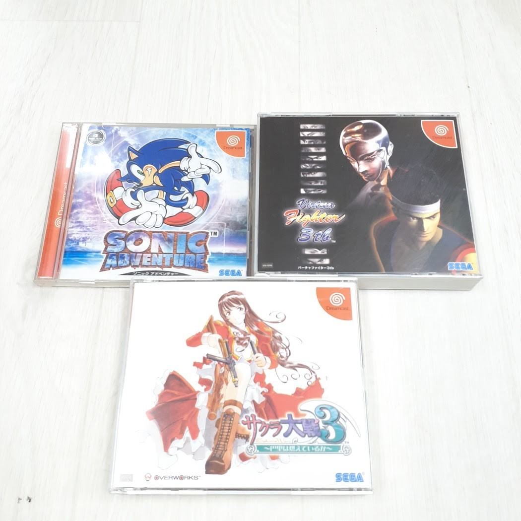 Sega Dreamcast Japanese Console Bundle with 3 Games Tested working NTSC-J