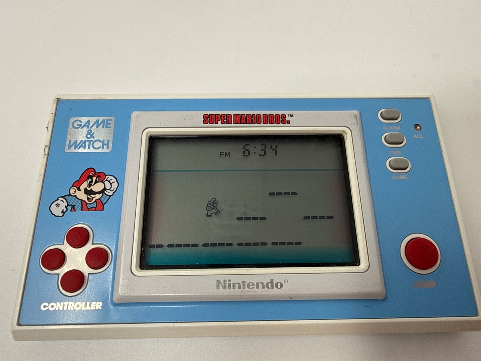 Nintendo Game And Watch – Super Mario Bros 1988 Model YM-105 EC Works!