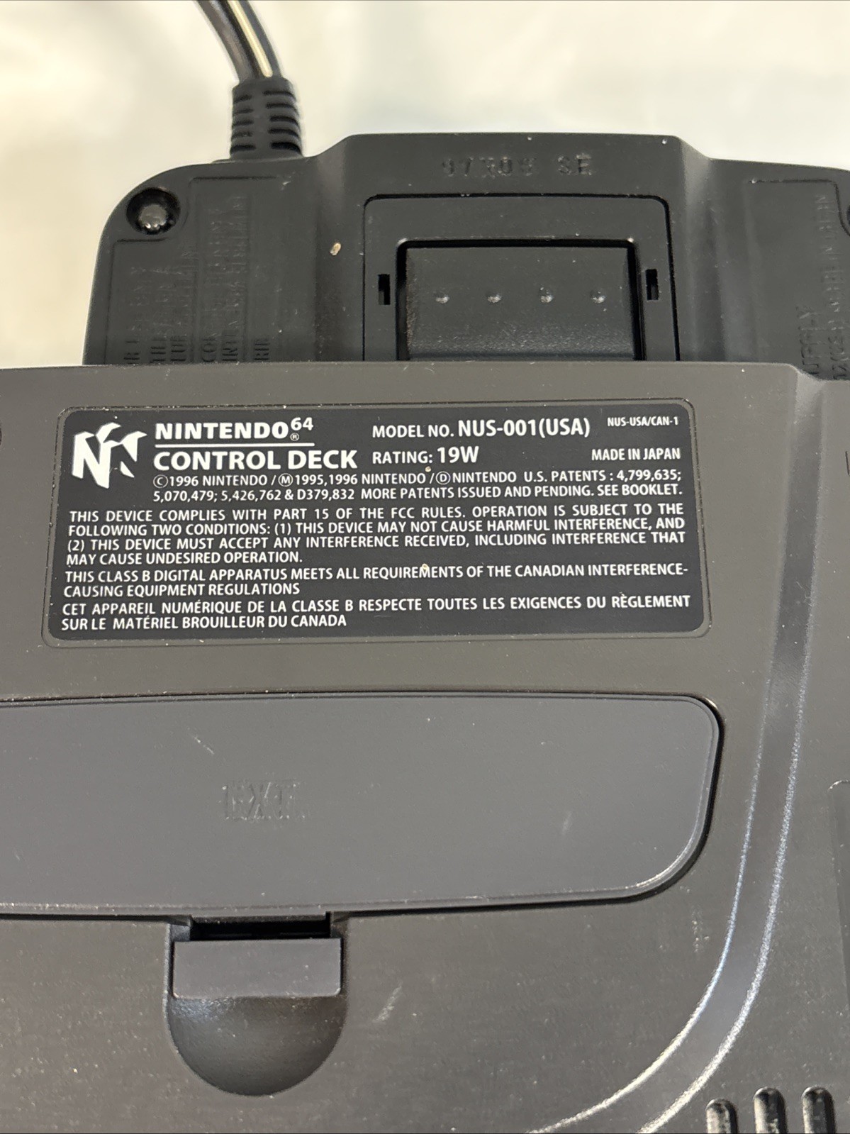 Nintendo 64 N64 Console w/ Memory Expansion 2 Controllers Games & Cords Untested