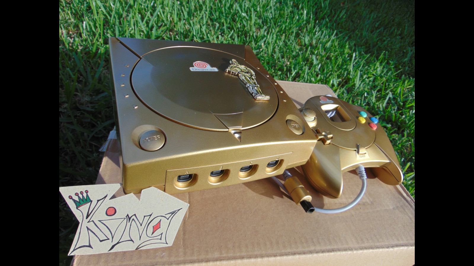 💙 SEGA Dreamcast HKT-3020 Home Console 🌟 Star Wars C-3PO 💙 Edition🌟💙 GOLD