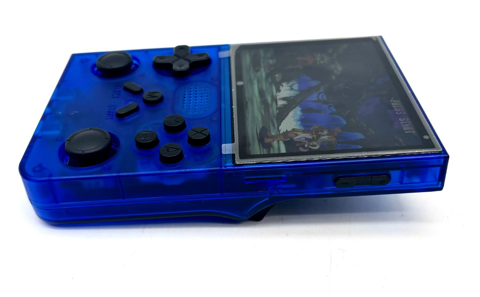 Handheld Retro Style Gaming Console w/ Built In Speaker – Blue Model R40