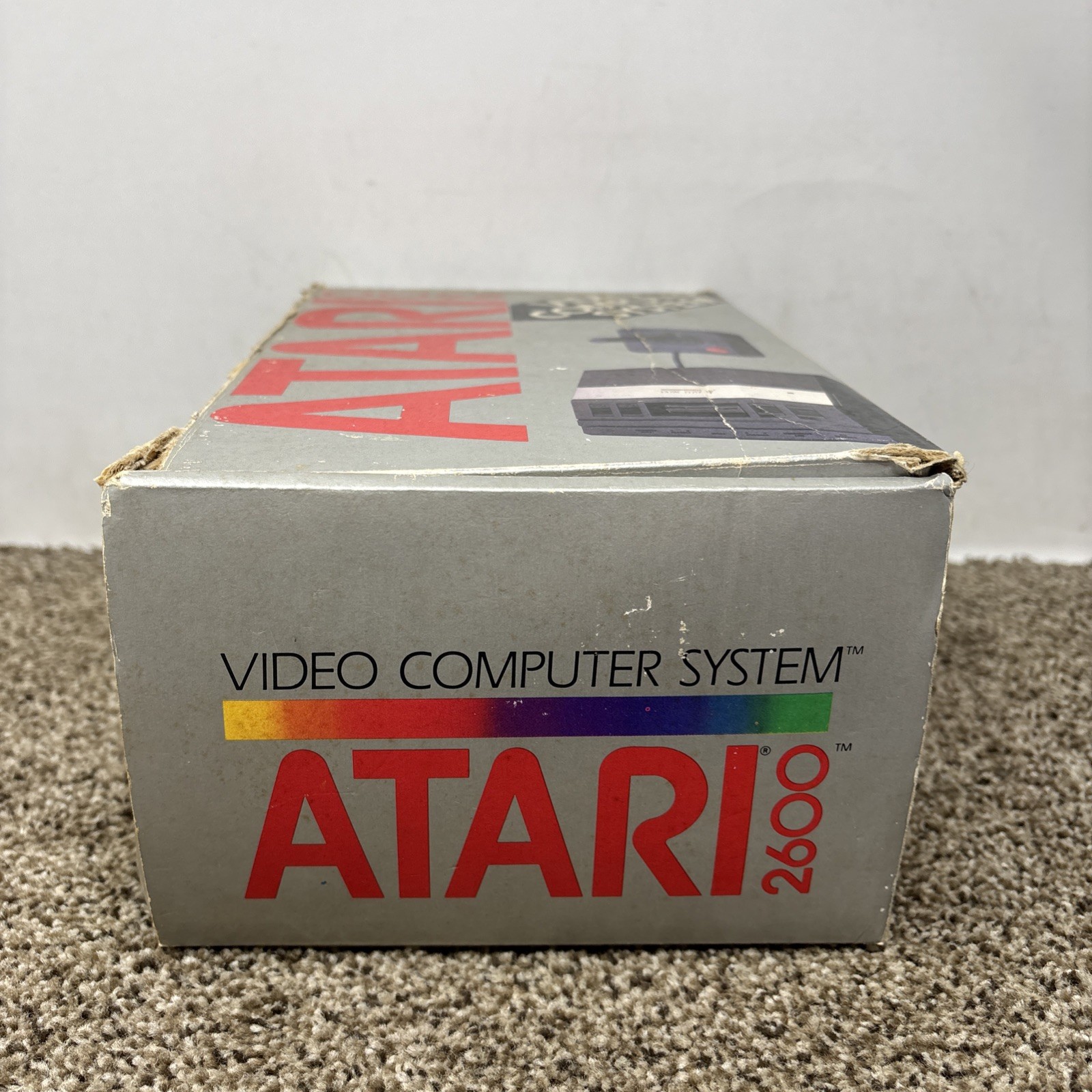 Atari 2600 JR Console In Box Tested With Matching Serial Number Tested READ
