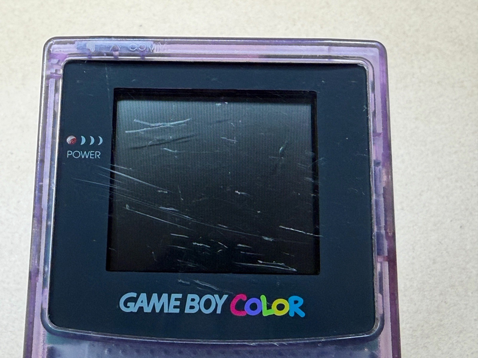 Nintendo Game Boy Color Handheld System Atomic Purple *Has Cosmetic Wear* Tested