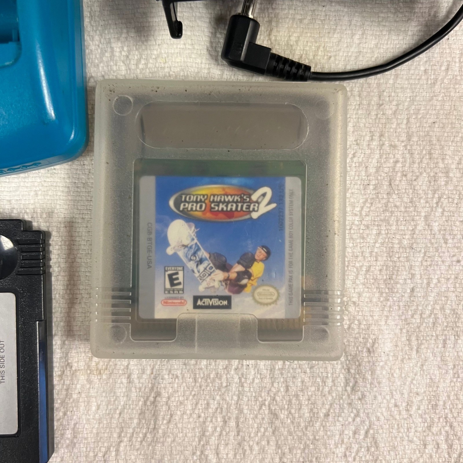 Nintendo Game Boy Color Teal Blue Console Games HandyPak *Read Description*