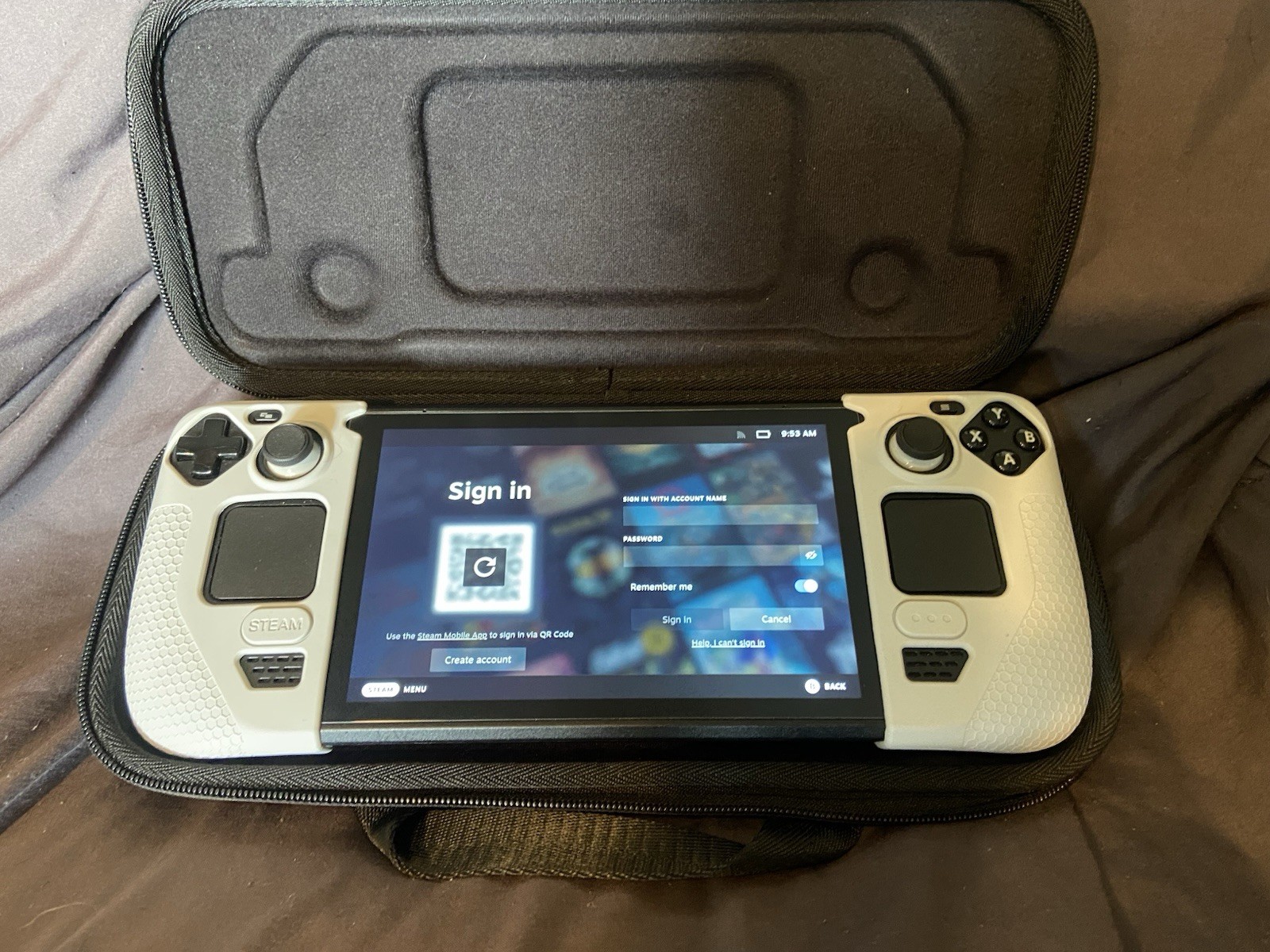 Valve Steam Deck lcd 256GB Handheld Console w/ accessories