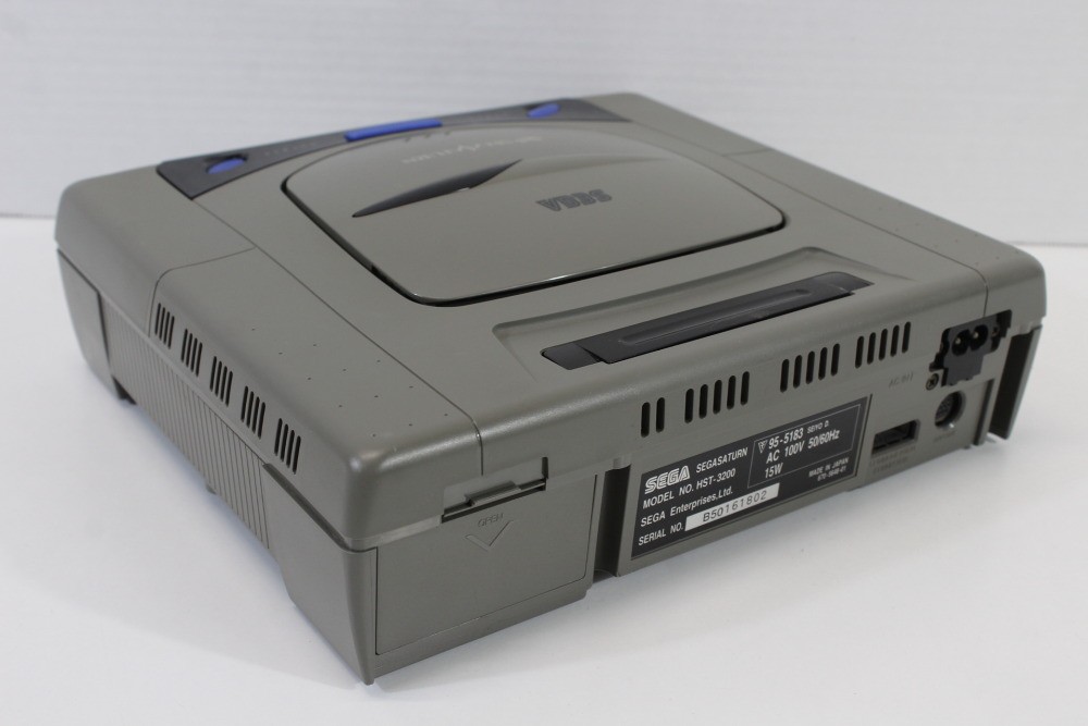 SEGA Saturn Gray Console Controller x2 AC AV HST-3200 SS JP Japan WORKING A VG
