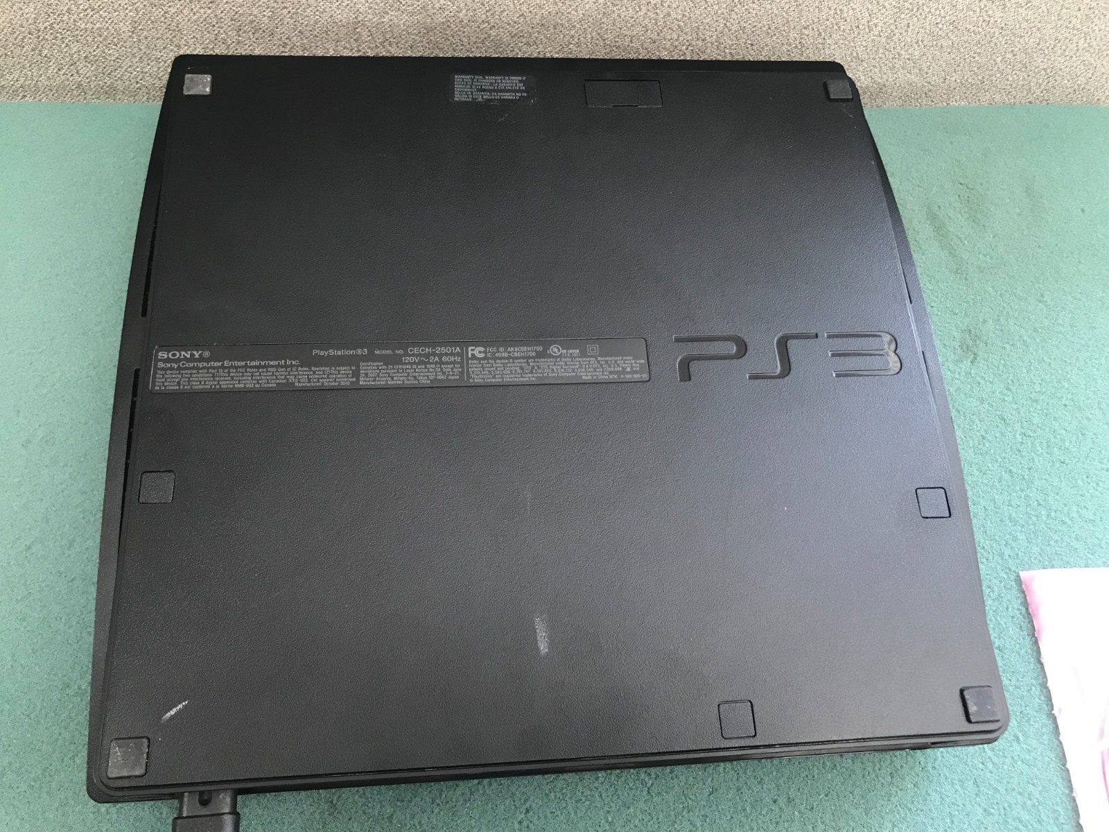 Sony PlayStation 3 PS3 160GB Console CECH-2501A w/ Sniper 2 Game *Read* – O492