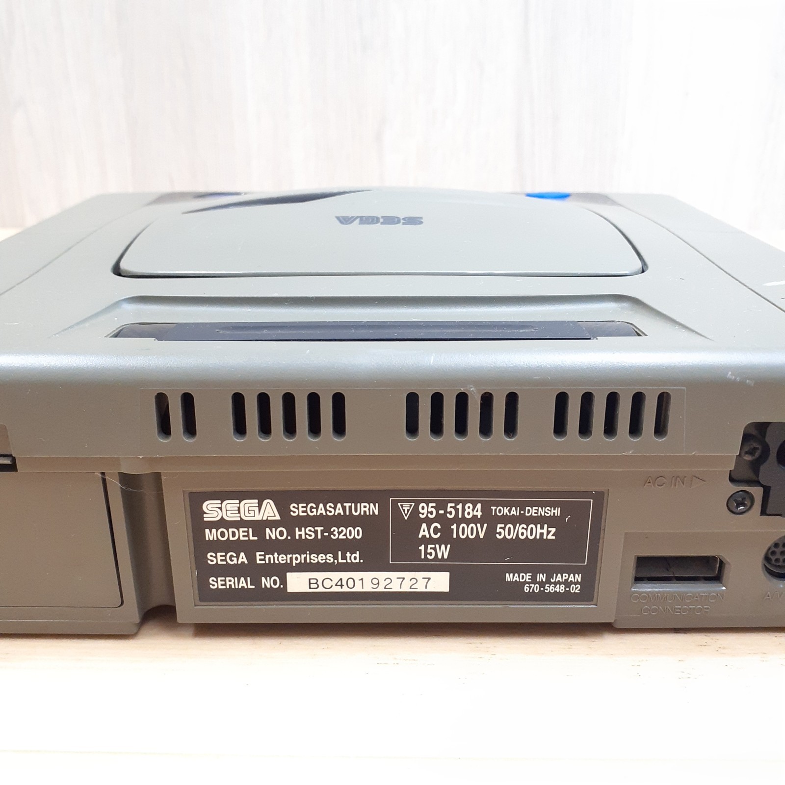SEGA SATURN CONSOLE JAPAN with 2 Controllers 6 Games & Memory HST-3200 NTSC-J