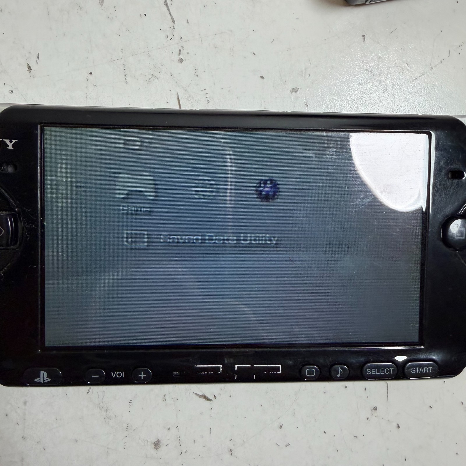 Sony Playstation PSP-3001 Series Black Portable Handheld Gaming Console System