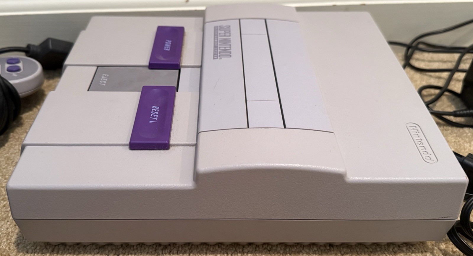 Super Nintendo Entertainment System SNES Console Gaming System SNS-001 Gray
